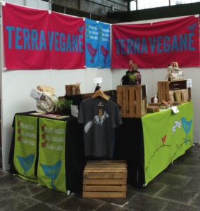 Messestand Terra Vegane auf der Veggie World in Düsseldorf